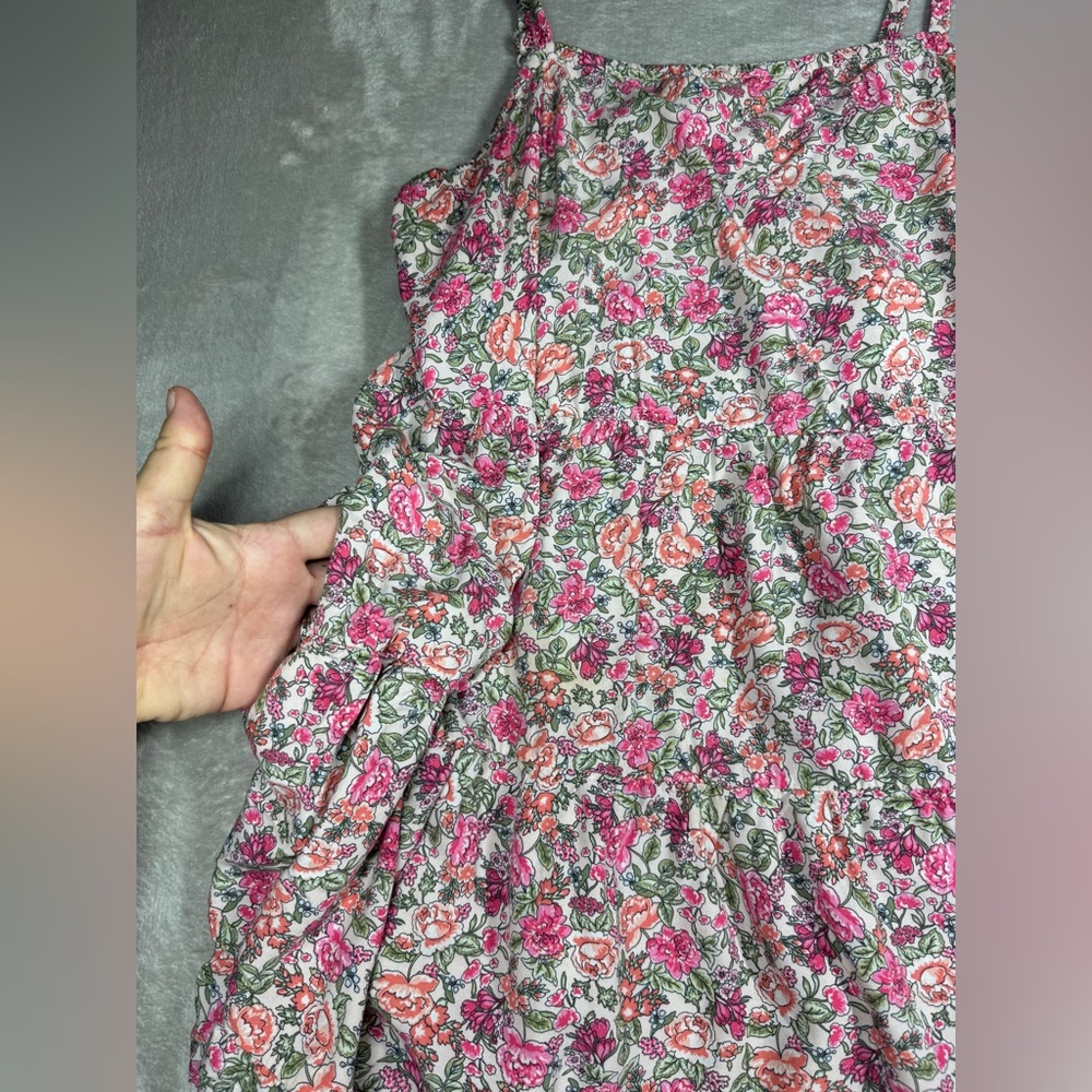 Old Navy Pink Floral Spaghetti-Strap Mini Dress - Picture 6 of 16